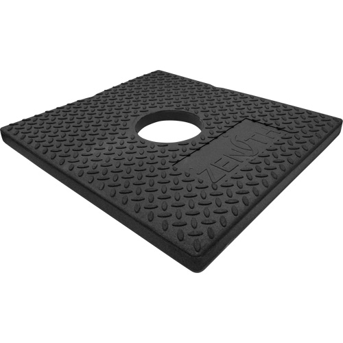 Rubber Delineator Post Base, 10 lbs. Mukwa Safety Services