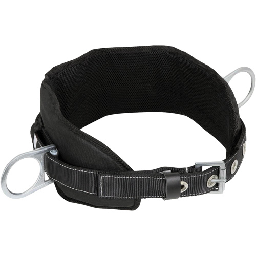 WB-6020-M Safety Positioning 2 Side D-Rings Belt with Padded Lumbar Support - Medium Mukwa Safety Services