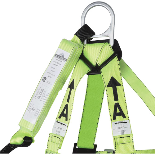 FBH-10000A5440-4 Harnais & longe classe A de 4' avec capacit&eacute; de 220 lb, Combinaison harnais/longe Mukwa Safety Services