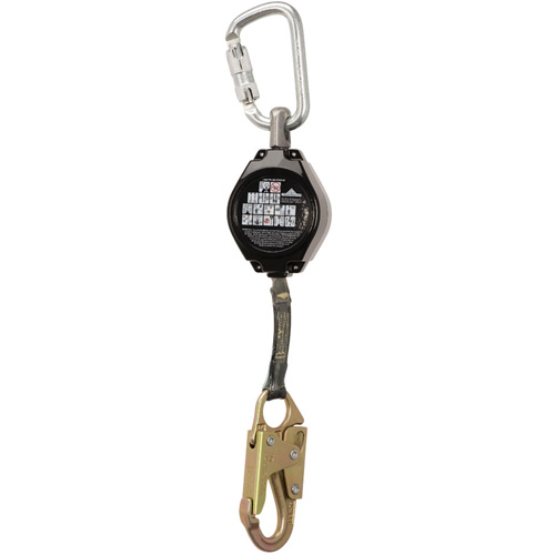 SRL-76105-6AR Arc Flash Self-Retracting Lifeline, 6', Dyneema&reg;, Swivel Mukwa Safety Services