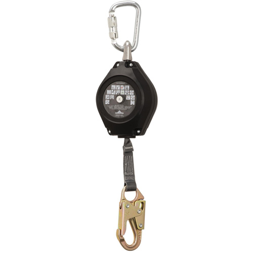 SRL-80302-18LE Self-Retracting Lifeline, 18', Dyneema&reg;, Swivel Mukwa Safety Services