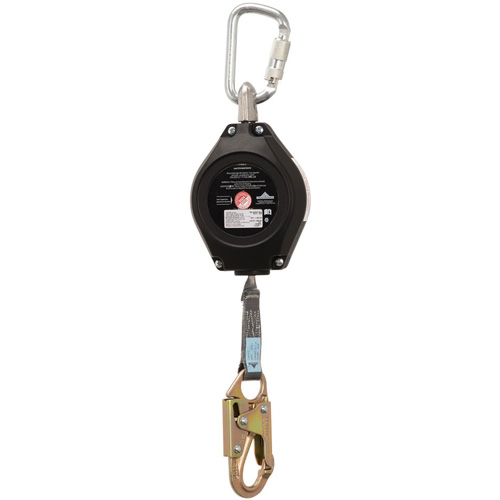 SRL-80302-18LE Self-Retracting Lifeline, 18', Dyneema&reg;, Swivel Mukwa Safety Services