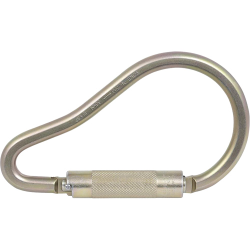 CP-04011-1 Zinc Plated Carabiner with 2" Gate Opening, Steel Mukwa Safety Services