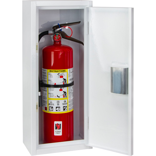 Armoire int&eacute;rieur pour extincteur, 10" la x 24" h x 7" p Mukwa Safety Services