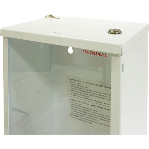 Light-Duty Fire Extinguisher Cabinet, 8" W x 22" H x 6" D Mukwa Safety Services