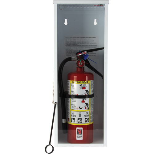 Light-Duty Fire Extinguisher Cabinet, 8" W x 22" H x 6" D Mukwa Safety Services