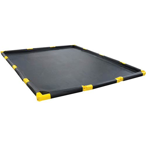 Stinger Spillpal Berm, 891 US gal. Capacity, 30' W x 12' L x 4" H, Foam Wall Mukwa Safety Services