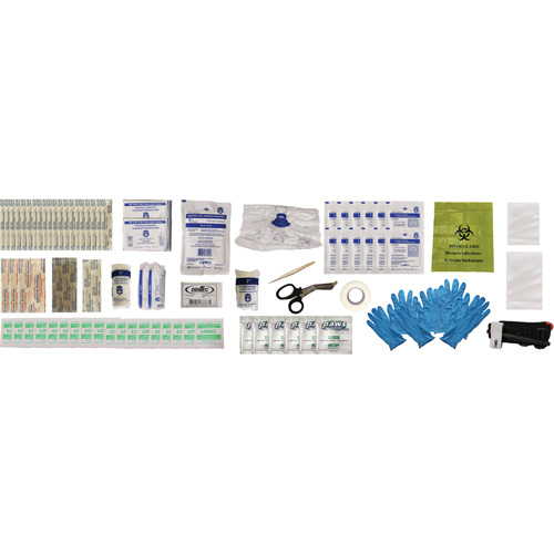 Trousse de premiers soins Shield, R&eacute;pond ou surpasse la norme CSA Z1220-24 type 2 environnements &agrave; faible risque, Petit (2-25 travailleurs) Mukwa Safety Services