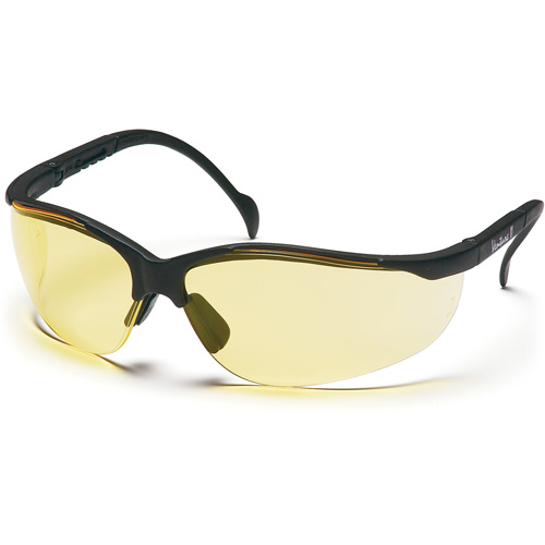 Venture II&reg; Half-Frame Safety Glasses, Amber Lens, ANSI Z87+/MCEPS GL-PD 10-12/Meets/Exceeds CSA Z94.3 Mukwa Safety Services