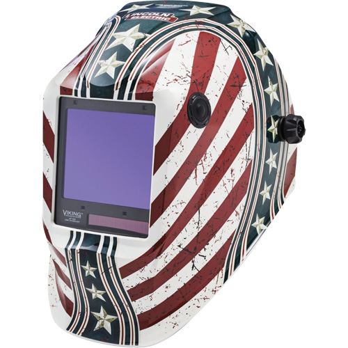 VIKING 3350 Daredevil Welding Helmet, 3.74" L x 3.34" W View Area, 5 - 13 Shade Range Mukwa Safety Services