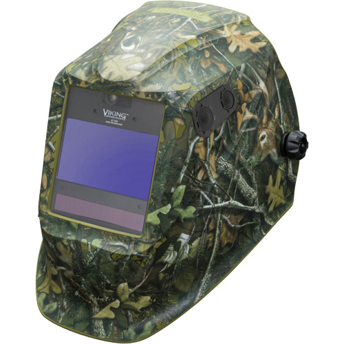 Masque de soudage VIKING 2450 s&eacute;rie ADV White Tail Camo, 3,82" lo x 2,44" la Champ de vision, Teinte 5 - 13 Mukwa Safety Services