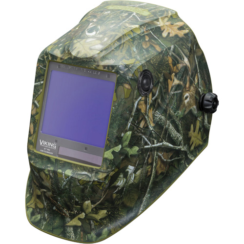 Masque de soudage VIKING 3350 White Tail Camo, 3,74" lo x 3,34" la Champ de vision, Teinte 5 - 13 Mukwa Safety Services
