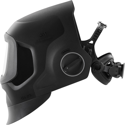 Speedglas G5-03 Pro Black Fixed Front Welding Helmet, 2.8" L x 4.3" W View Area, 2.5/5/8-13 Shade Range, Black Mukwa Safety Services