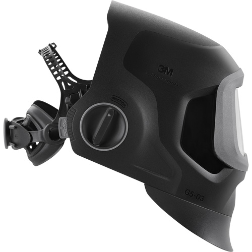 Speedglas G5-03 Pro Black Fixed Front Welding Helmet, 2.8" L x 4.3" W View Area, 8-14/3/5 Shade Range, Black Mukwa Safety Services