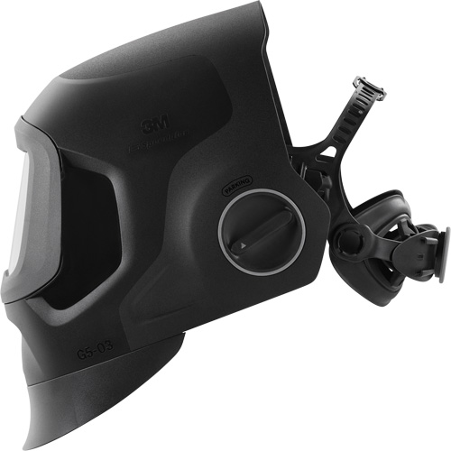 Speedglas G5-03 Pro Black Fixed Front Welding Helmet, 2.8" L x 4.3" W View Area, 8-14/3/5 Shade Range, Black Mukwa Safety Services