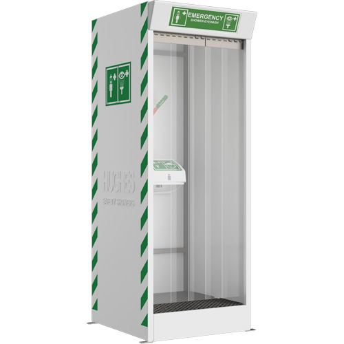 Emergency Cubicle Shower & Covered Eye & Face Wash Mukwa Safety Services