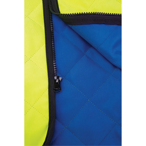 Evaporative Cooling Vest, Medium, High Visibility Lime-Yellow Mukwa Safety Services