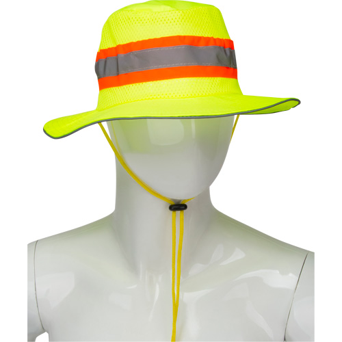 Evaporative Cooling Ranger Hat, Hi-Vis Lime Mukwa Safety Services