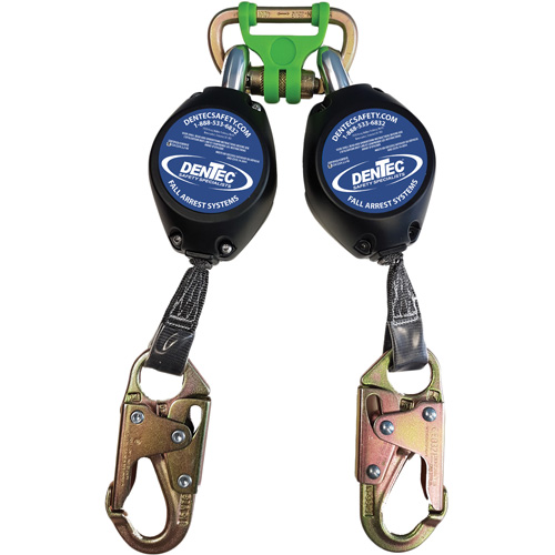 Self Retracting Lanyard with Composite Housing, 7', Web, Swivel Mukwa Safety Services