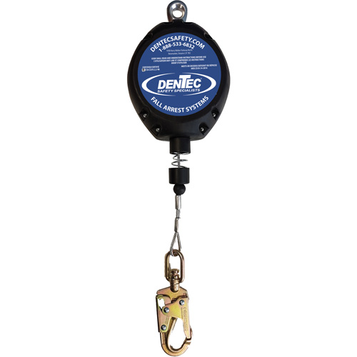 Cable Self Retracting Lanyard with Composite Housing, 20', Swivel Mukwa Safety Services