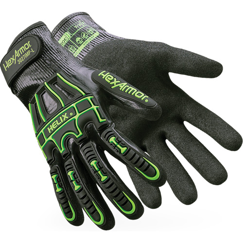 Gants Helix 3027IMP, Taille 6/T-petit, Calibre 21, Rev&ecirc;tement Nitrile, Enveloppe en PEHP, ASTM ANSI niveau A7 Mukwa Safety Services
