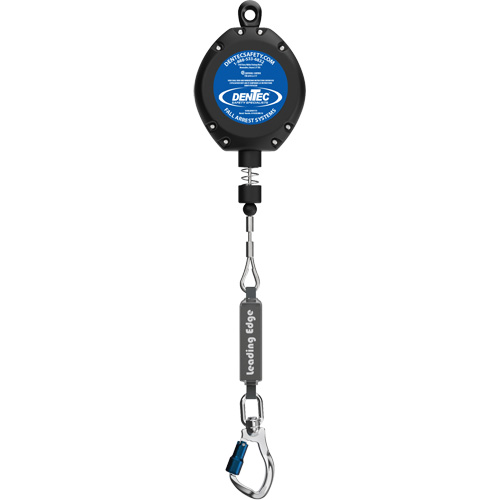 Cordage de s&eacute;curit&eacute; autor&eacute;tractable, 30', Acier galvanis&eacute;, Pivotant Mukwa Safety Services