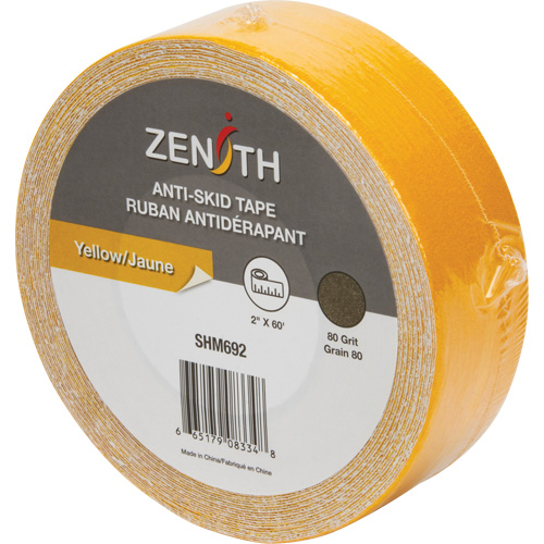 Anti-Skid Tape, 2" x 60', Yellow Mukwa Safety Services
