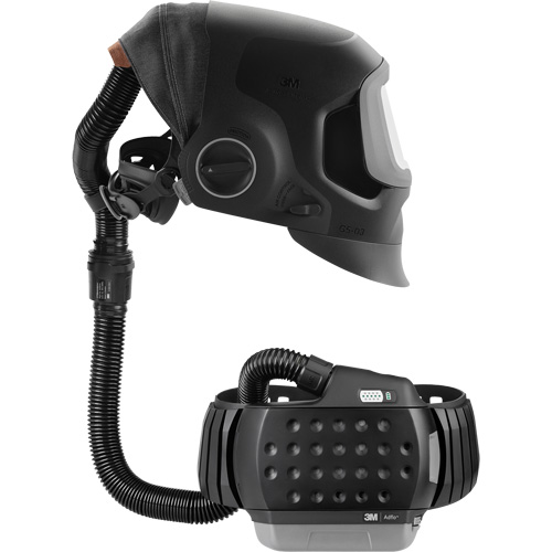 Casque de soudage Speedglas G5-03 Pro-Air avec syst&egrave;me de respirateur d'&eacute;puration d'air propuls&eacute; Adflo — SANS filtre autoassombrissant, Masque de soudage, Pile Lithium-ion Mukwa Safety Services
