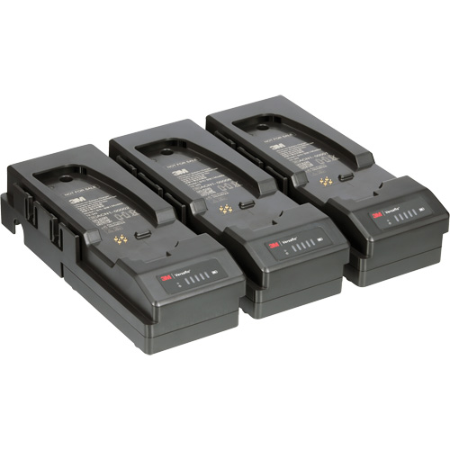Emballage de chargeur de pile &agrave; trois postes Versaflo  pour APR motoris&eacute; TR-300+ Mukwa Safety Services