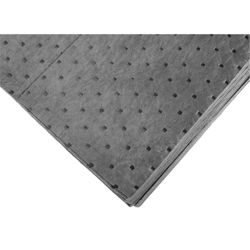Bonded Sorbent Pads, Universal, 15" x 19", 8 gal. Absorbancy Mukwa Safety Services