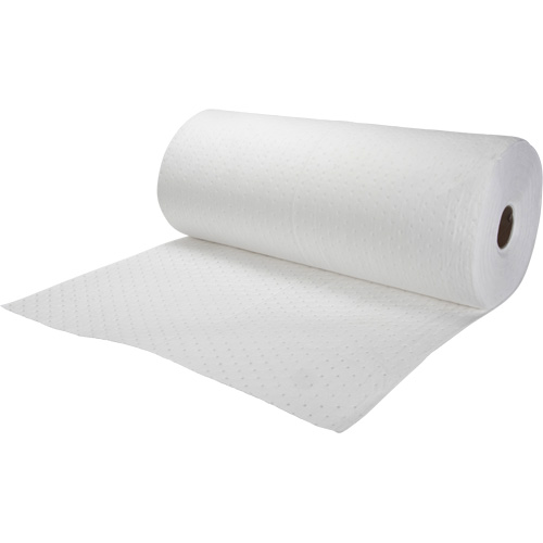 Bonded Sorbent Rolls, Mediumweight, 150' L x 30" W, 20 gal. Absorbancy Mukwa Safety Services