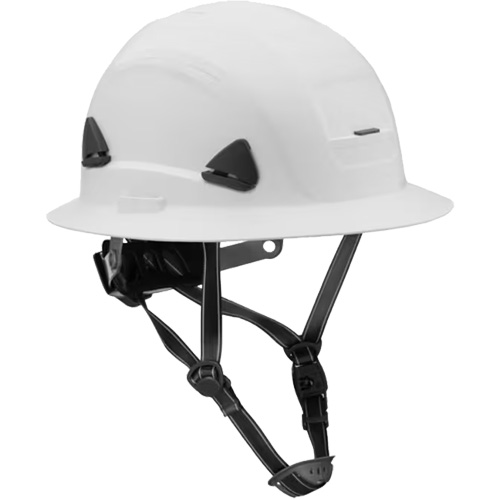 Casque Fibre Metal de style escalade avec bordure compl&egrave;te, R&eacute;pond aux normes CSA type 2, Suspension Rochet, Non ventil&eacute; Mukwa Safety Services