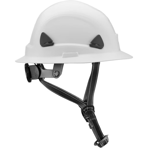 Casque Fibre Metal de style escalade avec bordure compl&egrave;te, R&eacute;pond aux normes CSA type 2, Suspension Rochet, Non ventil&eacute; Mukwa Safety Services