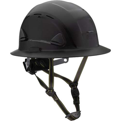 Casque Fibre Metal de style escalade avec bordure compl&egrave;te, R&eacute;pond aux normes CSA type 2, Suspension Rochet, Ventil&eacute; Mukwa Safety Services