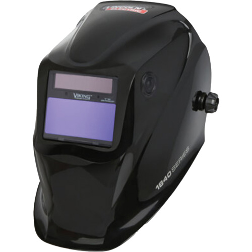 VIKING 1840 Series Auto-Darkening Welding Helmet, 7 - 13 Shade Range, Black Mukwa Safety Services