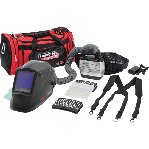 VIKING 3350 XG Auto-Darkening PAPR with Extended Battery, Welding Helmet, Lithium-Ion Battery Mukwa Safety Services