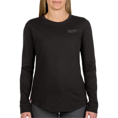 T-shirt hybride &agrave; manches longues FREEFLEX, Femmes, T-petit, Noir Mukwa Safety Services