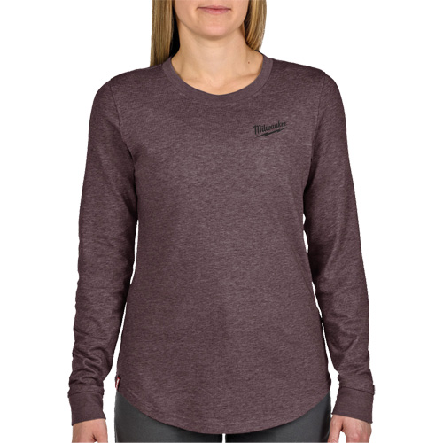 FREEFLEX Long-Sleeve Hybrid T-Shirt, Women's, X-Small, Purple Mukwa Safety Services
