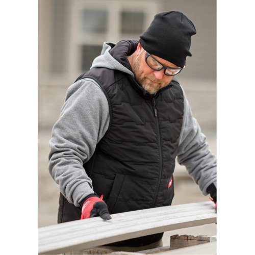 FREEFLEX Lightweight Insulated Vest, Men's, Small, Black Mukwa Safety Services