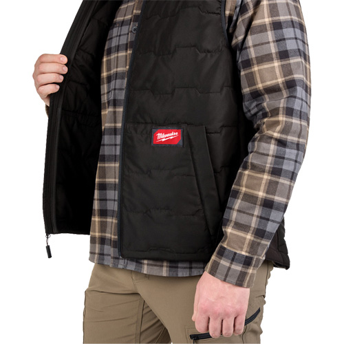 FREEFLEX Lightweight Insulated Vest, Men's, Small, Black Mukwa Safety Services