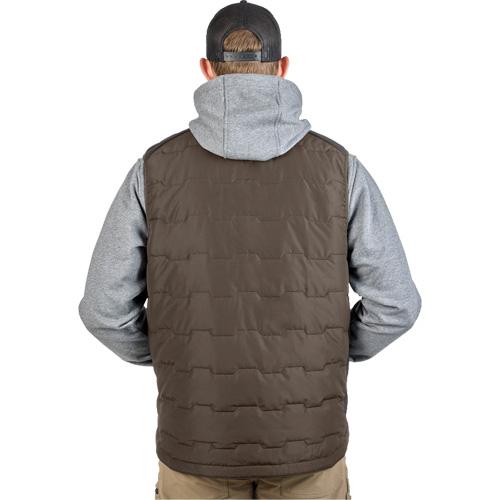 FREEFLEX Lightweight Insulated Vest, Men's, Small, Brown Mukwa Safety Services