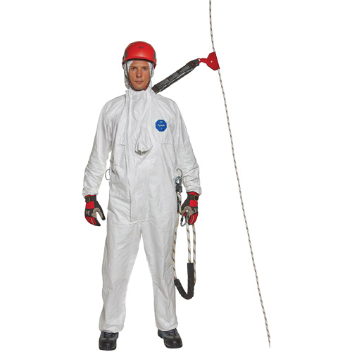 Combinaison jetable compatible avec harnais, Petit, Blanc, Tyvek 500 Mukwa Safety Services