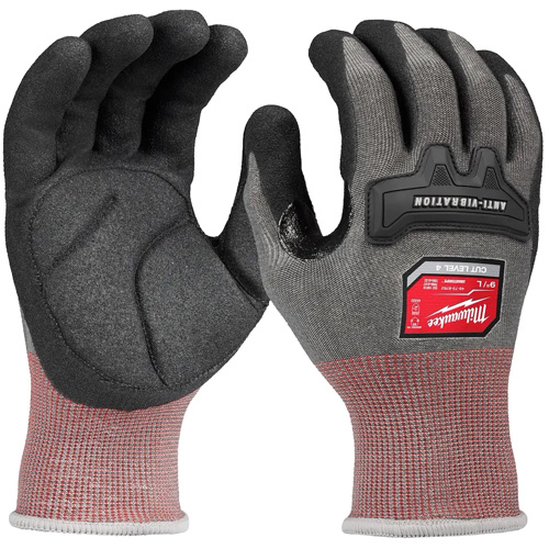 High-Dexterity Anti-Vibration Gloves, Size Small, Synthetic Palm Mukwa Safety Services