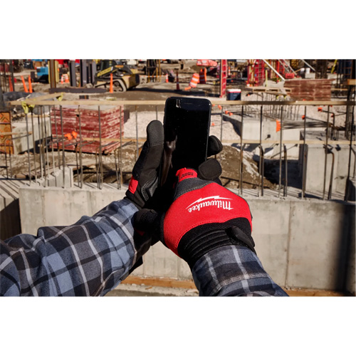 Gants de travail antivibration, Taille Petit, Paume Synth&eacute;tique Mukwa Safety Services