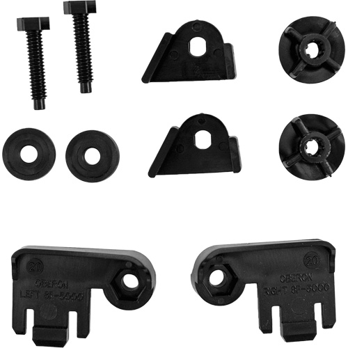 Black A5 Adapter Set for Slotted Hardcaps Mukwa Safety Services