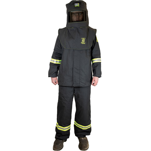 TCG Medium Arc Flash Suit Kit, 40 cal/cm² Mukwa Safety Services