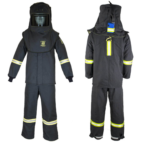 TCG Deluxe 3XL Arc Flash Suit Kit, 40 cal/cm² Mukwa Safety Services
