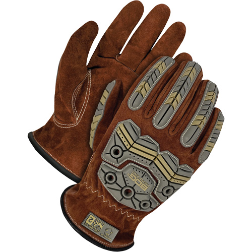 Gants de conducteur classiques r&eacute;versibles &agrave; grain, T-Grand, Paume en Cuir fleur de porc Mukwa Safety Services