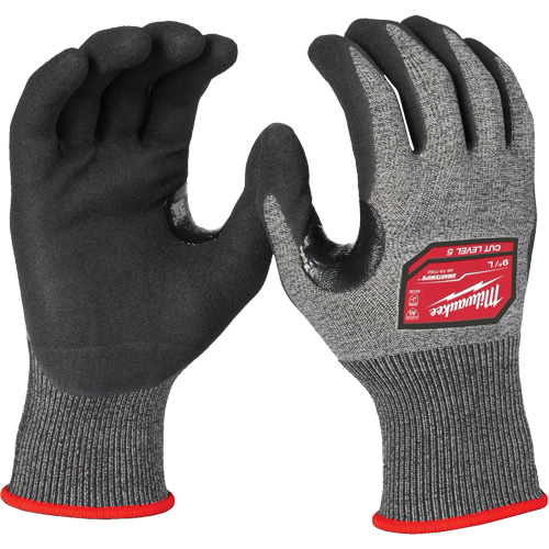 High-Dexterity Gloves, Size X-Large, 18 Gauge, Nitrile Coated, Polyethylene Shell, ANSI/ISEA 105 Level 5 Mukwa Safety Services