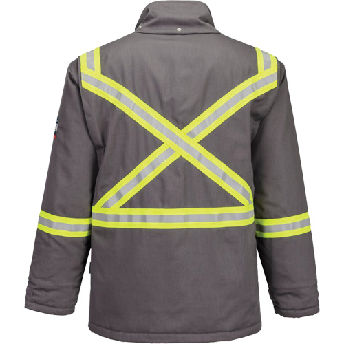 Parka dhiver isol&eacute;e 88/12 Bizflame, Gris, Moyen (grande taille) Mukwa Safety Services